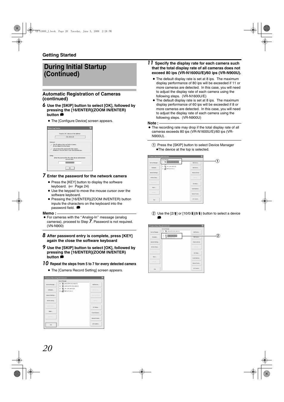 During initial startup (continued) | JVC VR-N1600E User Manual | Page 28 / 158