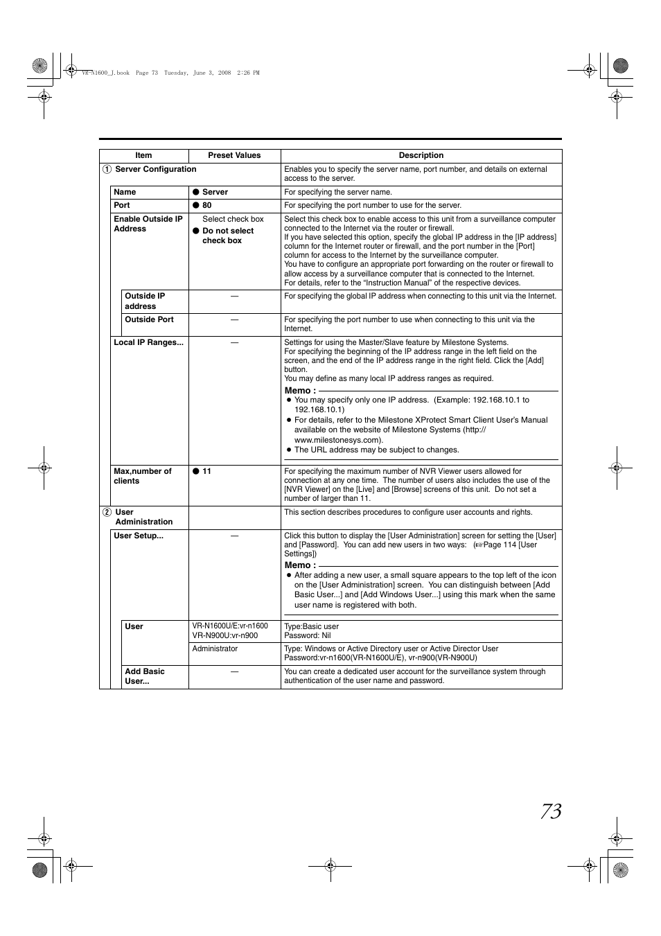 JVC VR-N1600E User Manual | Page 81 / 158