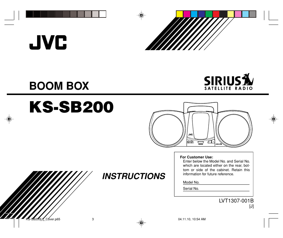 JVC KS-SB200 User Manual | 12 pages