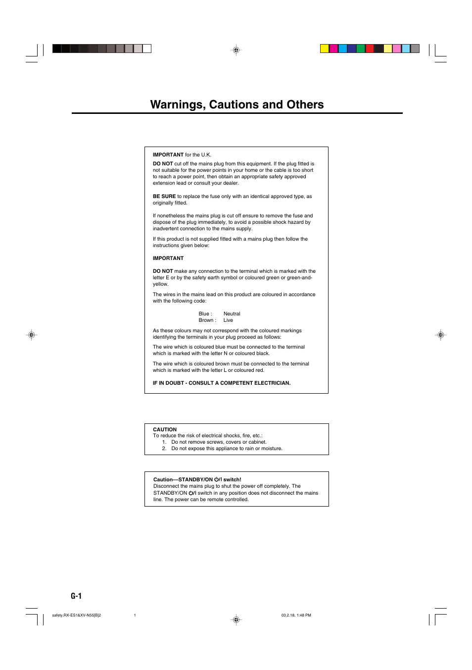 Warnings, cautions and others | JVC XV-N55SL User Manual | Page 2 / 75