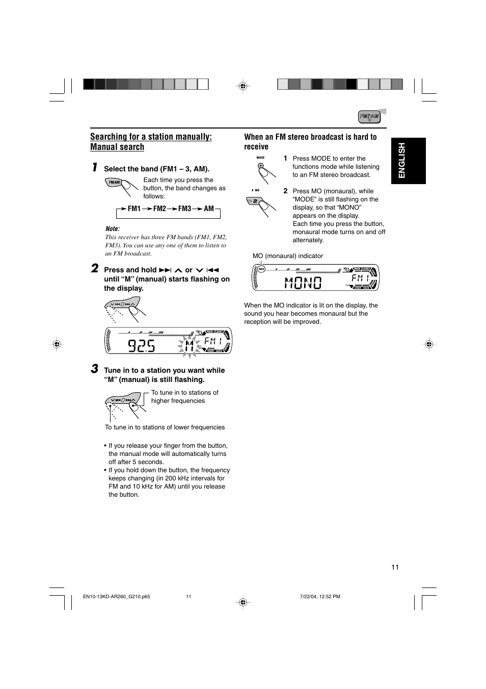 JVC KD-G210 User Manual | Page 11 / 28