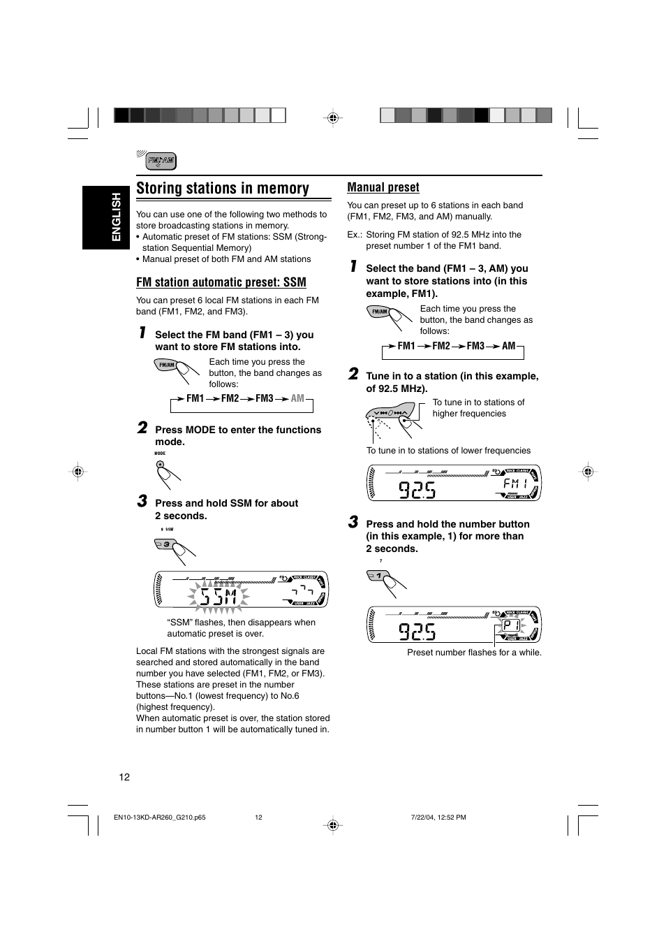 JVC KD-G210 User Manual | Page 12 / 28