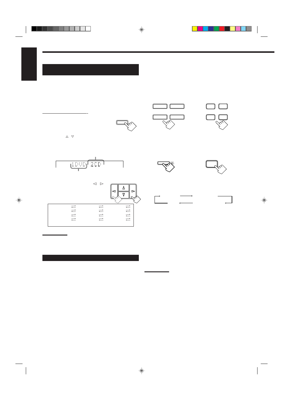 English, Digital input (digital in) terminal setting, Selecting the analog or digital input mode | JVC RX-6008VBK User Manual | Page 17 / 39