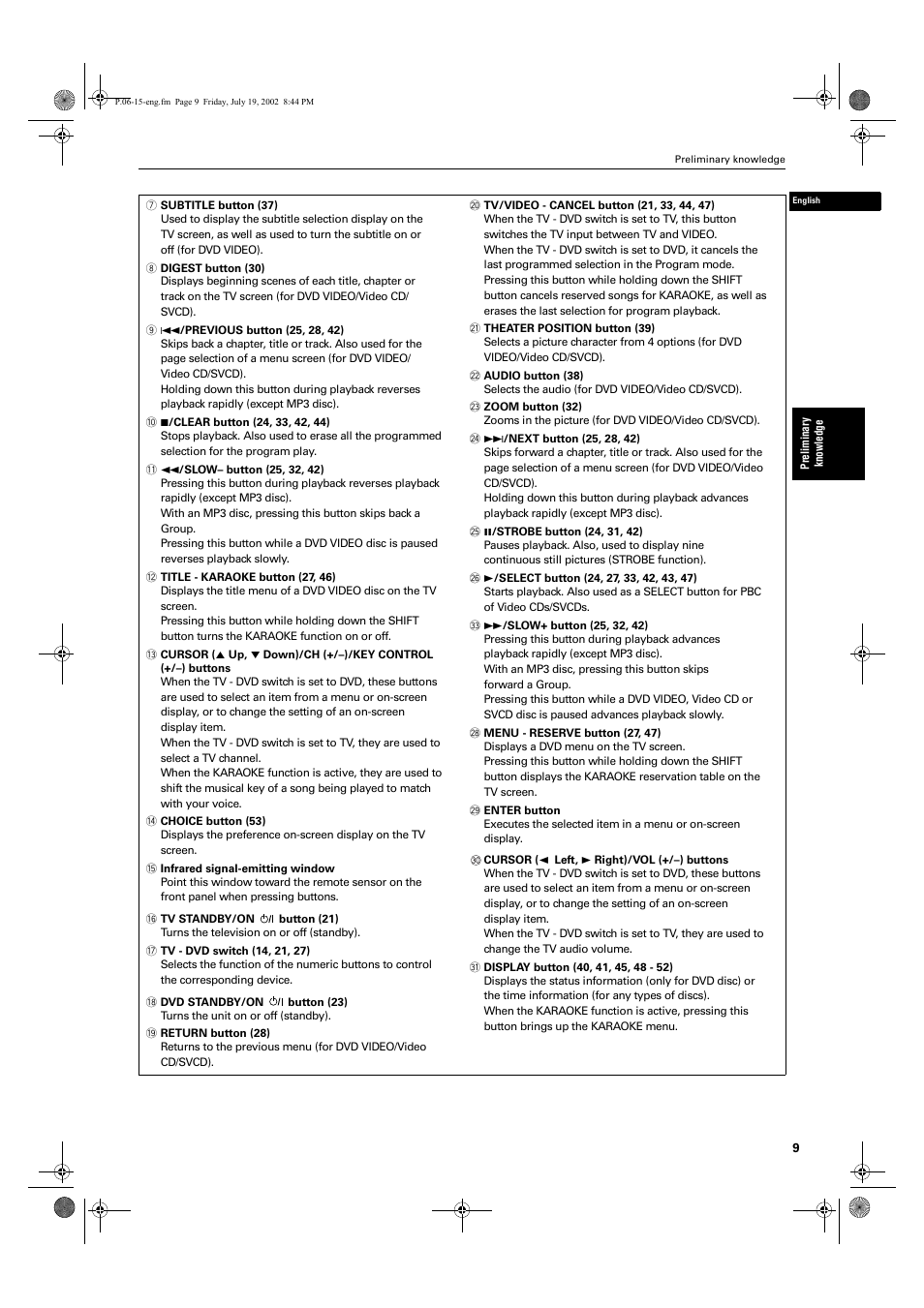 JVC XV-M512SL User Manual | Page 11 / 68