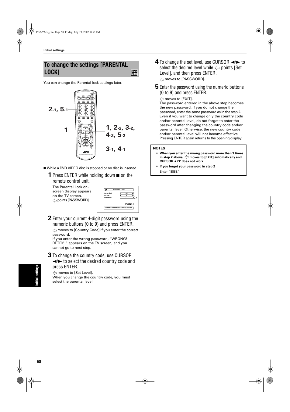 Moves to [password | JVC XV-M512SL User Manual | Page 60 / 68