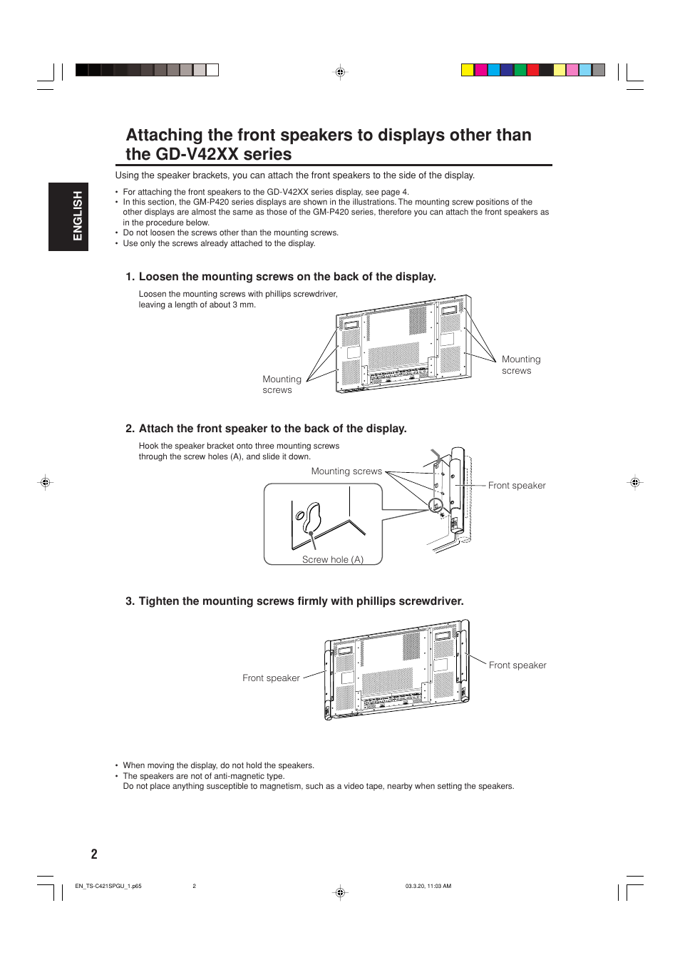 JVC TS-C421SPGU User Manual | Page 4 / 40