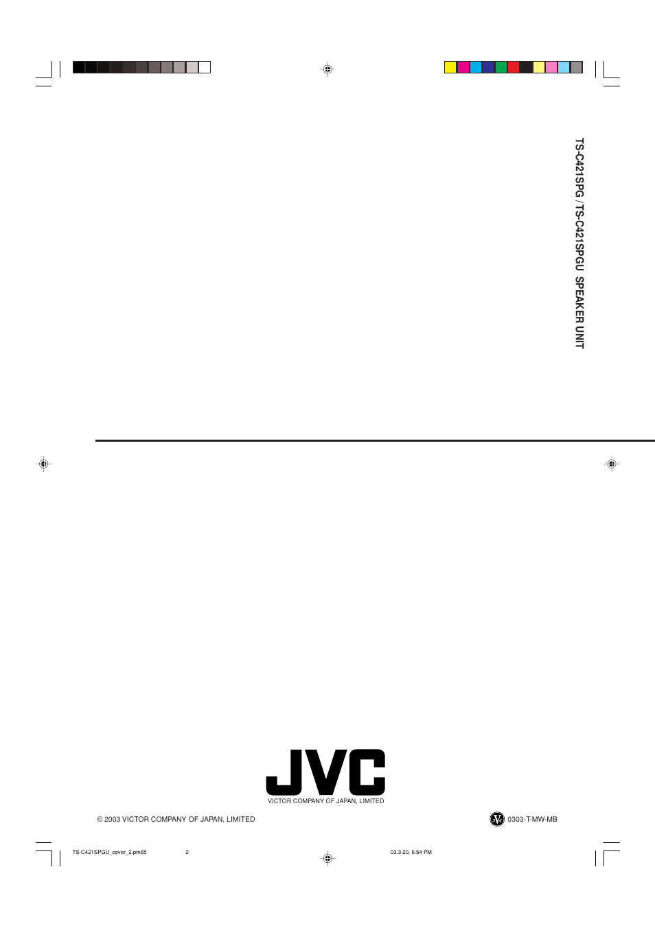 JVC TS-C421SPGU User Manual | Page 40 / 40