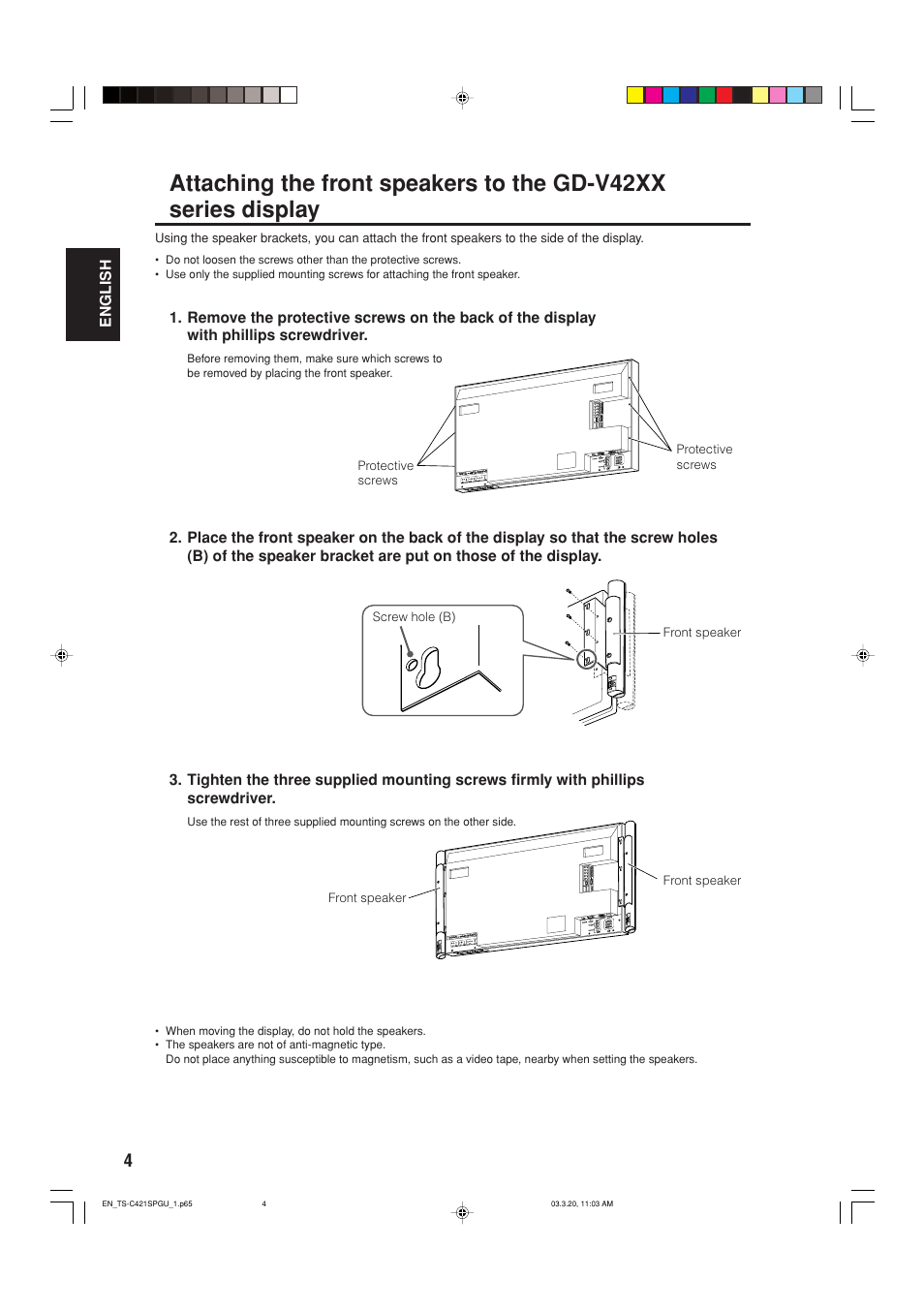 JVC TS-C421SPGU User Manual | Page 6 / 40