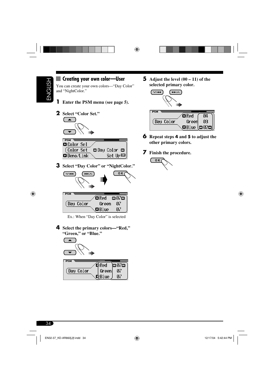 JVC KD-AR860 User Manual | Page 34 / 56