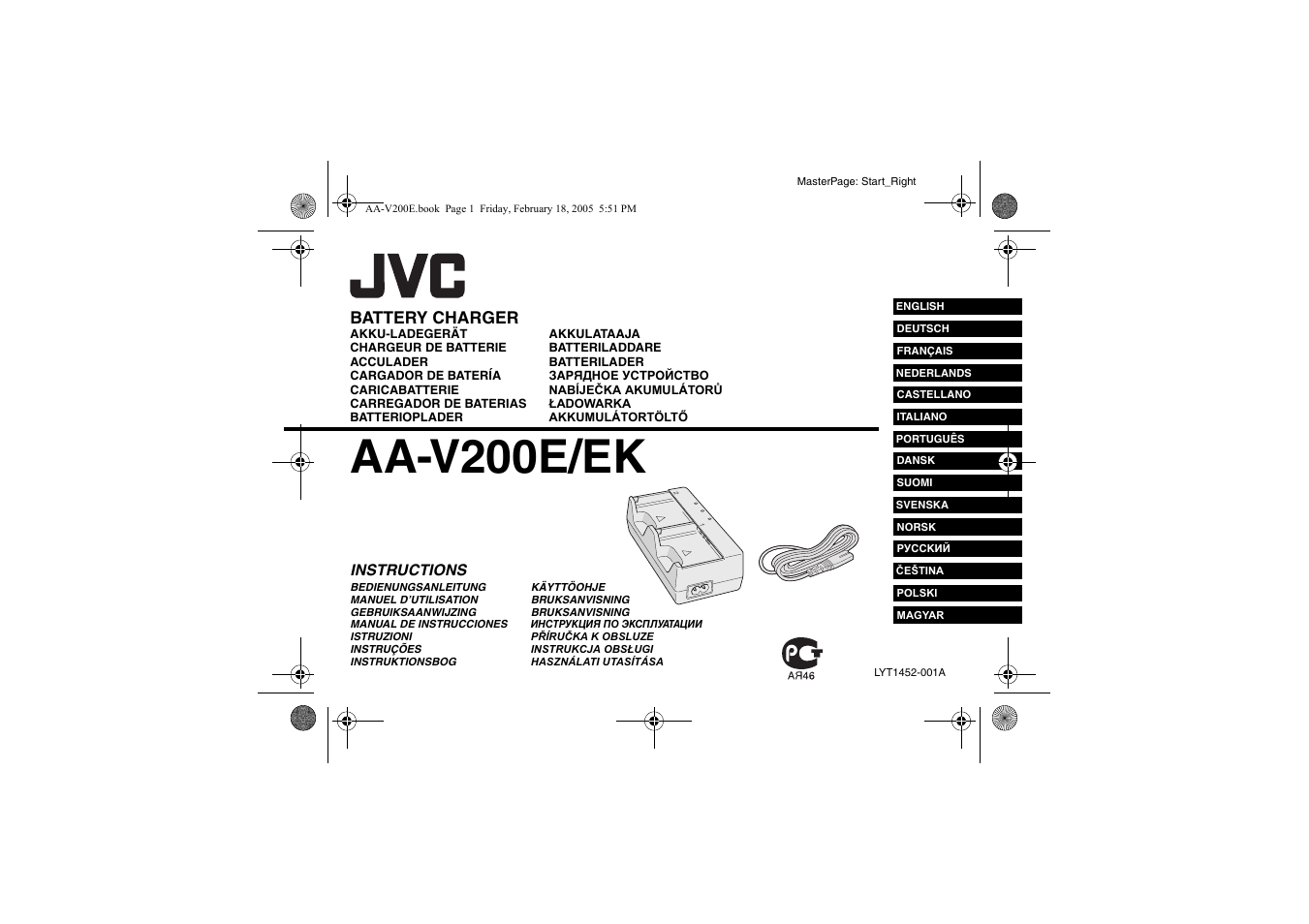 JVC AA-V200E User Manual | 80 pages