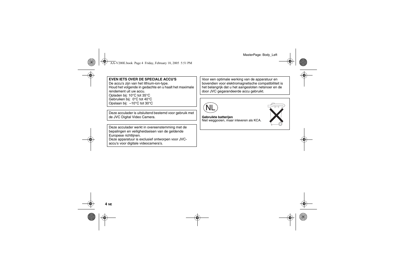 JVC AA-V200E User Manual | Page 20 / 80