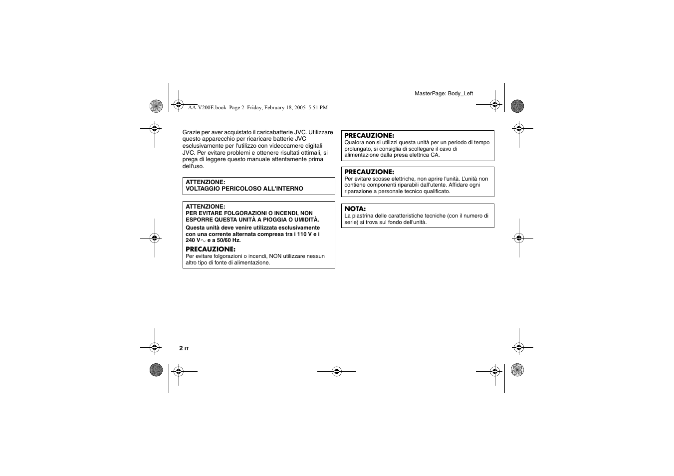 JVC AA-V200E User Manual | Page 28 / 80