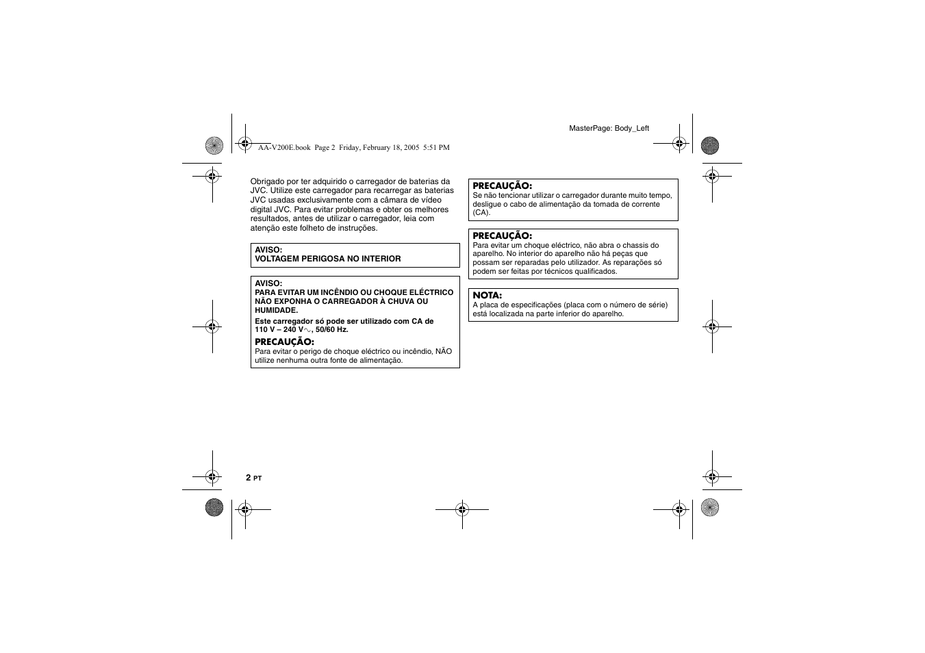 JVC AA-V200E User Manual | Page 33 / 80