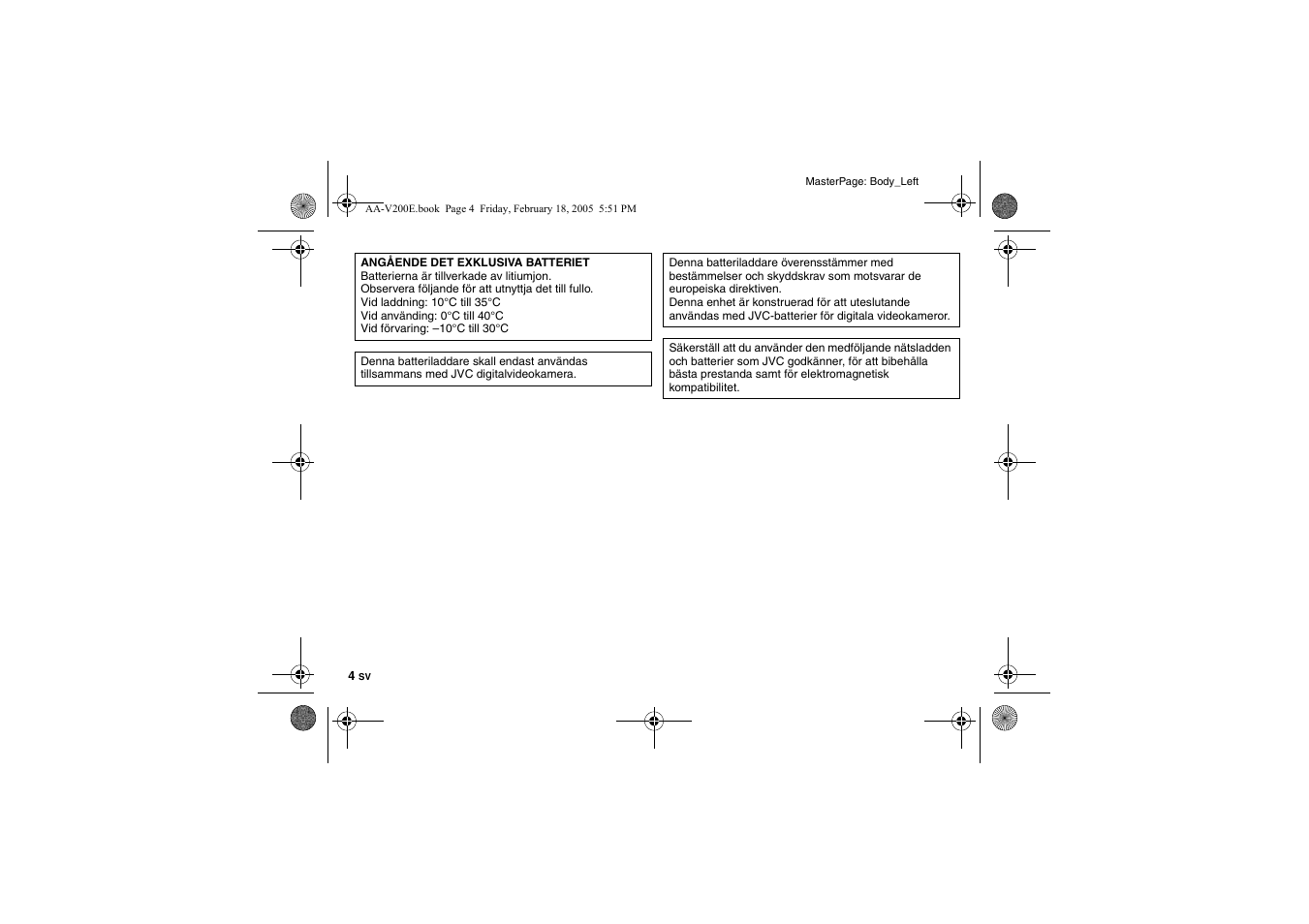JVC AA-V200E User Manual | Page 50 / 80