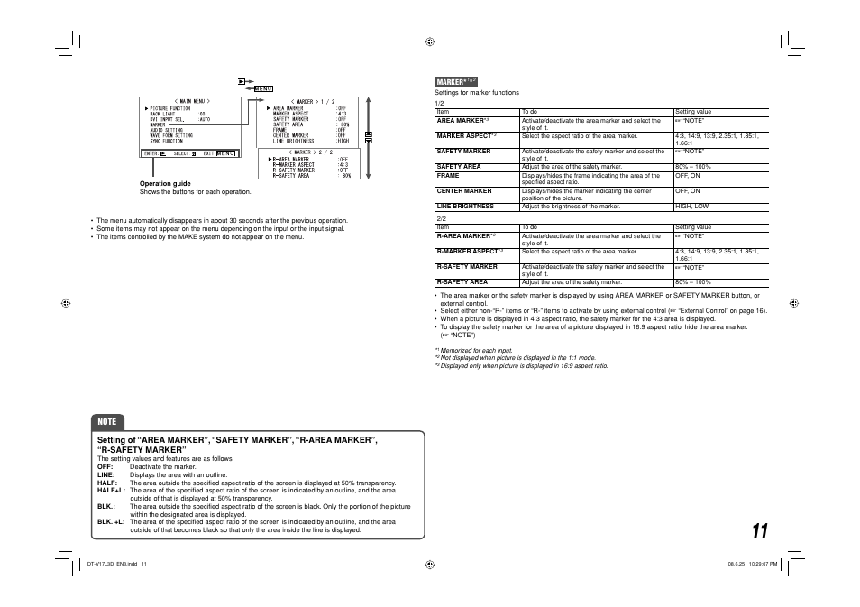 JVC DT-V17L3D User Manual | Page 11 / 24