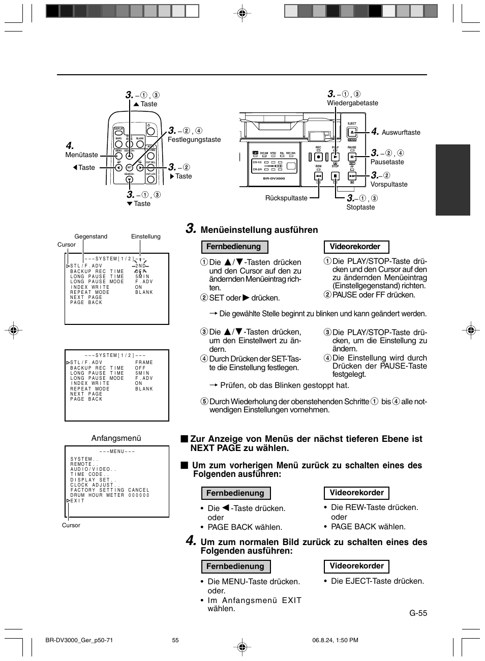 JVC BR-DV600AE User Manual | Page 126 / 356