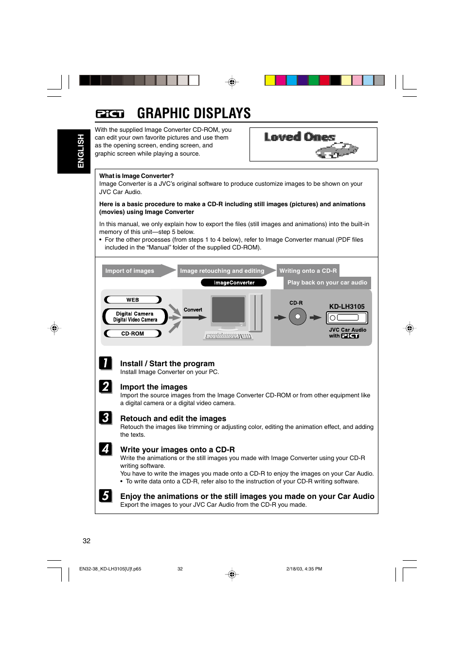 Graphic displays | JVC KD-LH3105 User Manual | Page 32 / 65