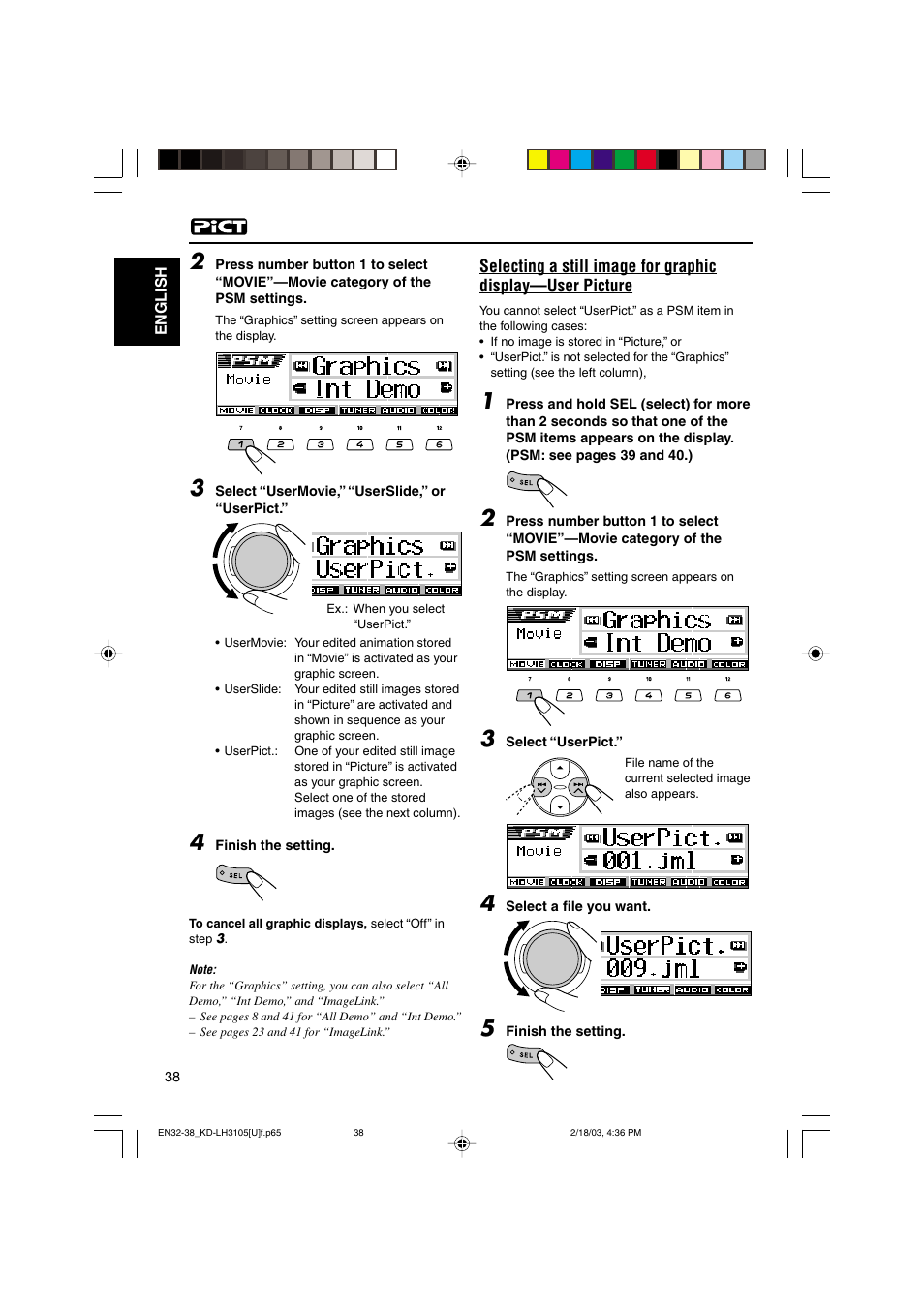 JVC KD-LH3105 User Manual | Page 38 / 65