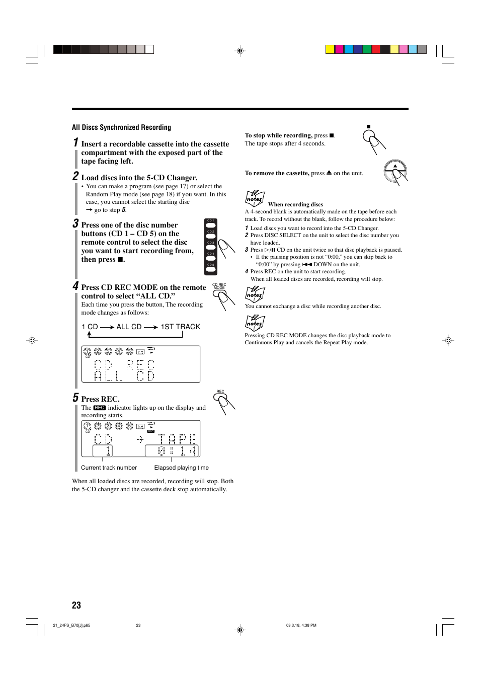 JVC CA-FSB70 User Manual | Page 26 / 70