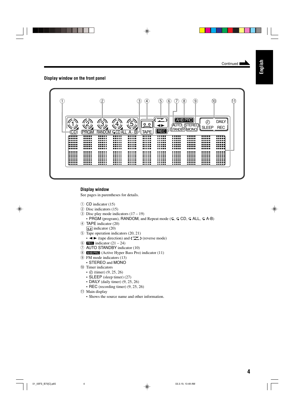 JVC CA-FSB70 User Manual | Page 43 / 70