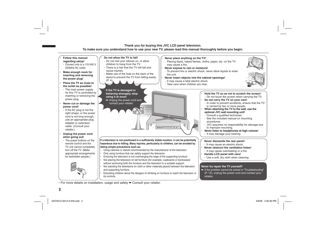 JVC GGT0312-001A-H User Manual | Page 2 / 20