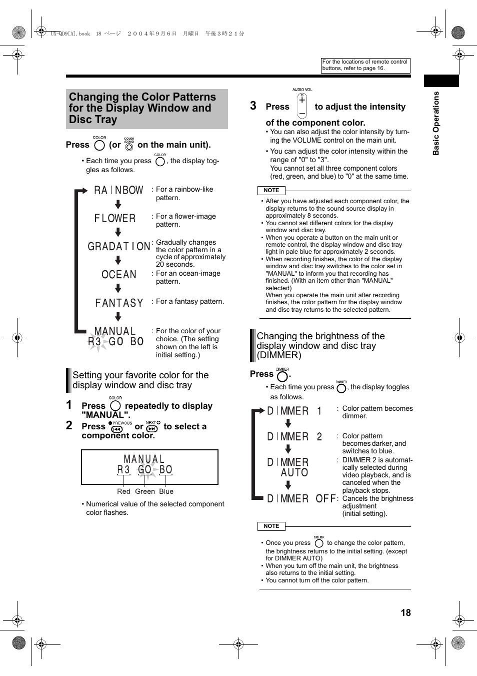 JVC CA-UXQD9S User Manual | Page 21 / 174