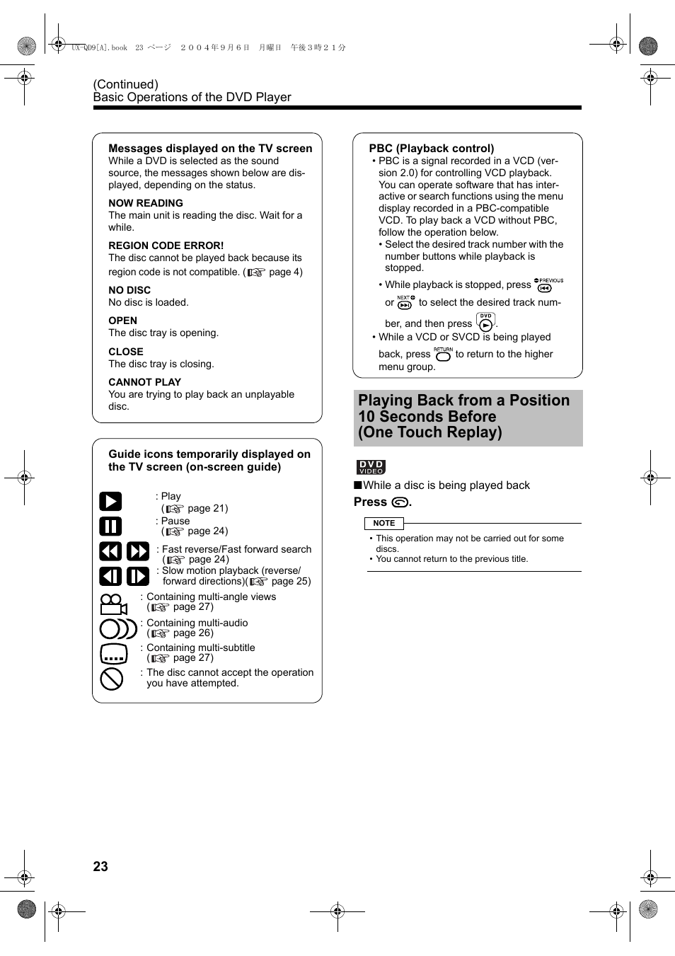 JVC CA-UXQD9S User Manual | Page 26 / 174