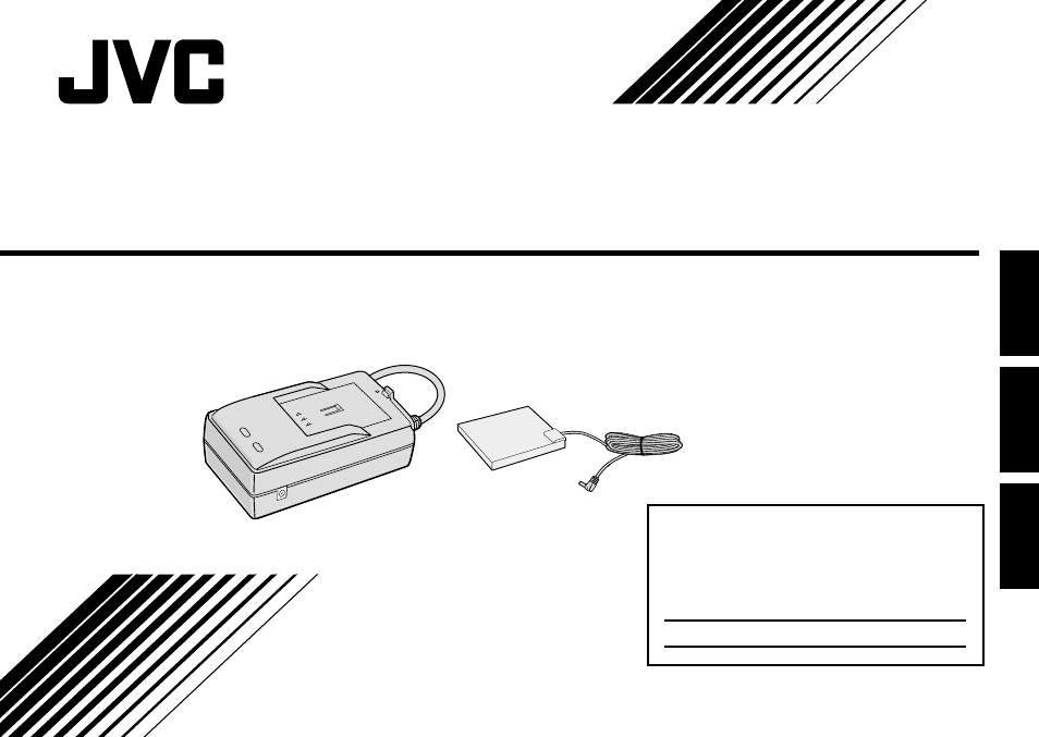 JVC AA-V100U User Manual | 20 pages