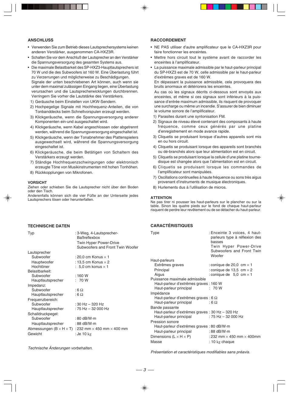 JVC CA-HXZ3R User Manual | Page 44 / 47