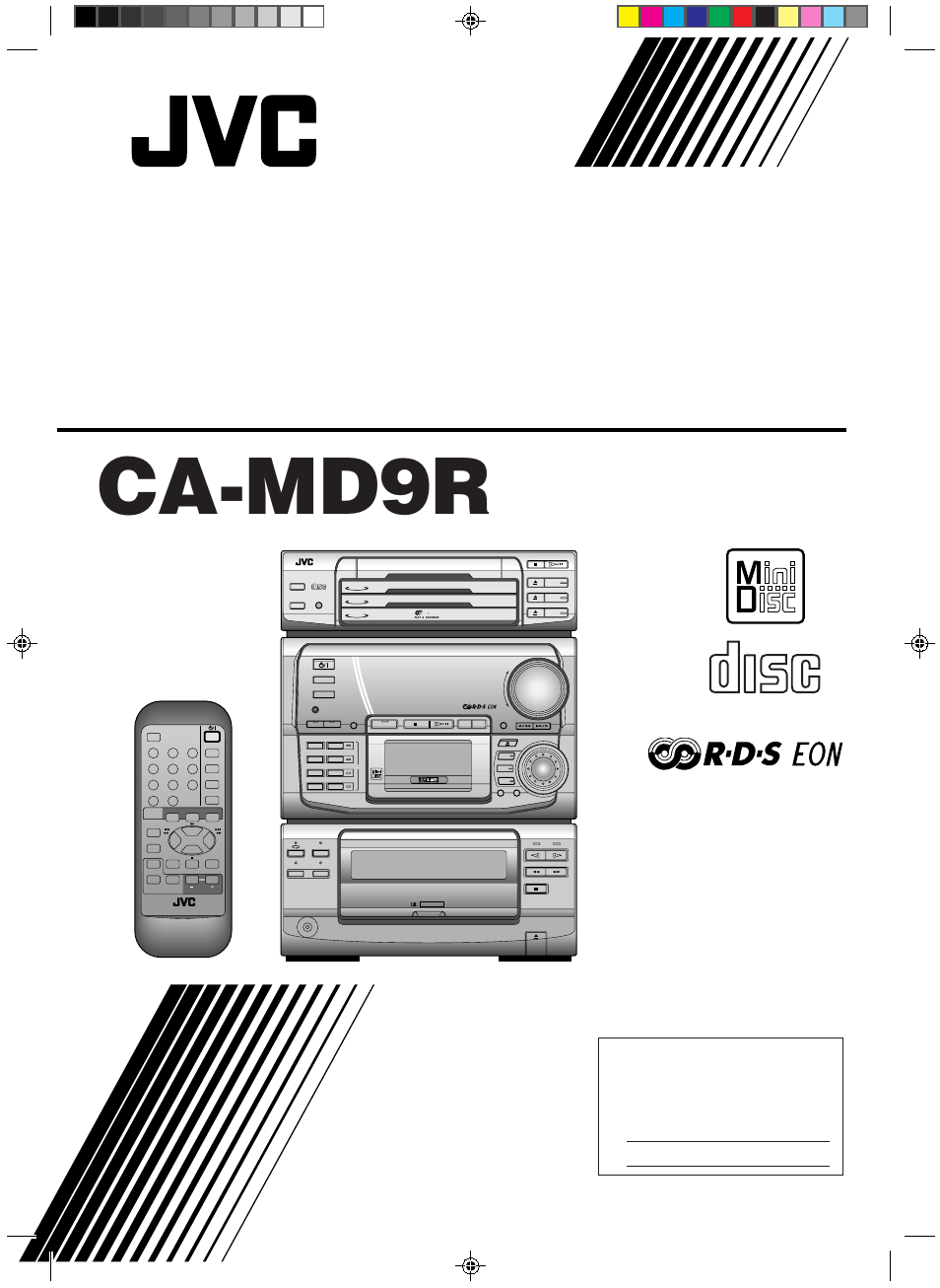 JVC CA-MD9R User Manual | 63 pages