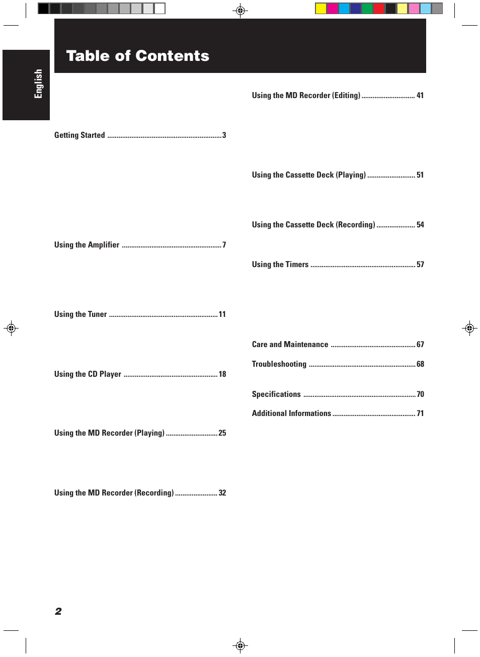 JVC CA-MD9R User Manual | Page 6 / 63