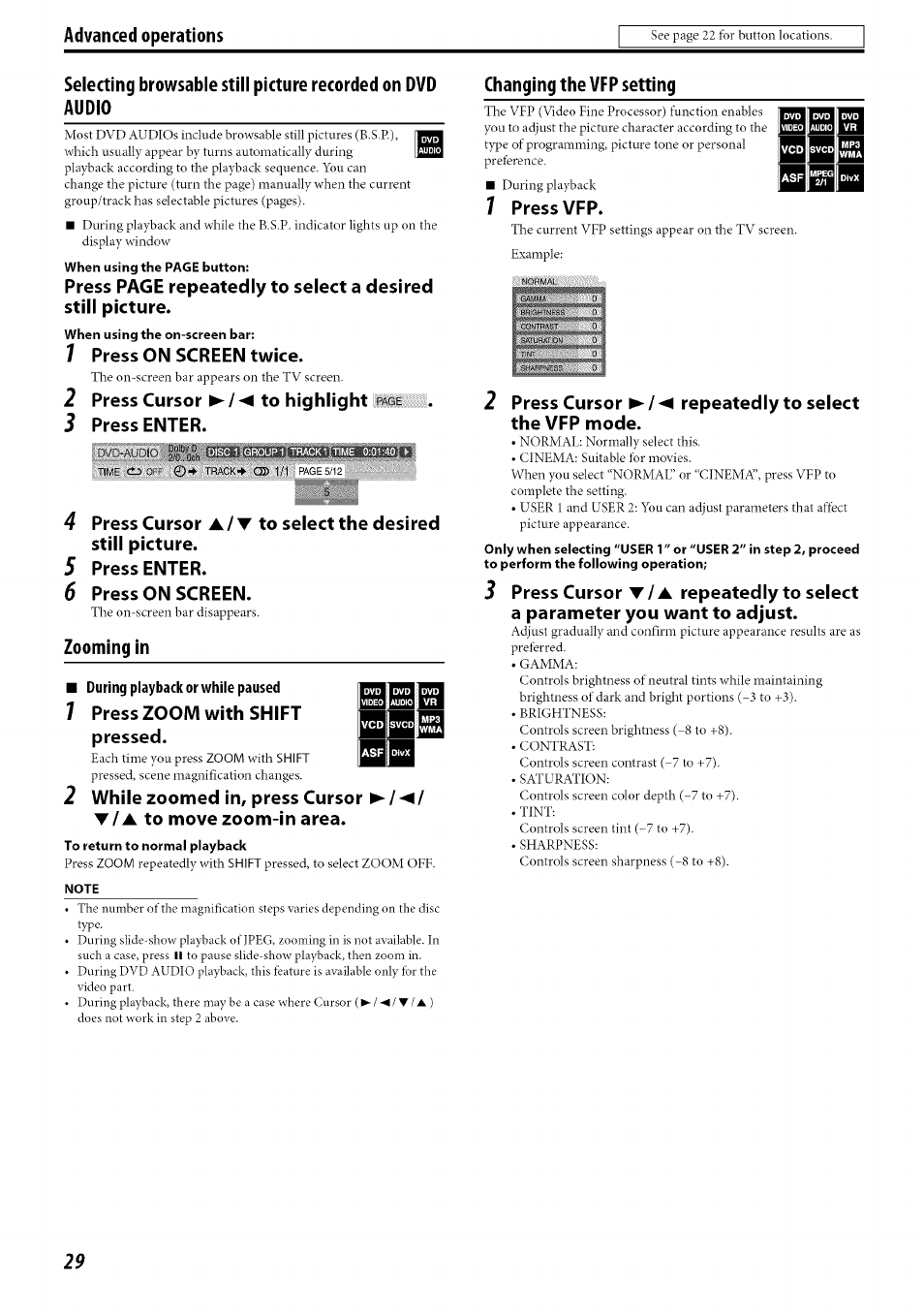 JVC TH-C30 User Manual | Page 32 / 46