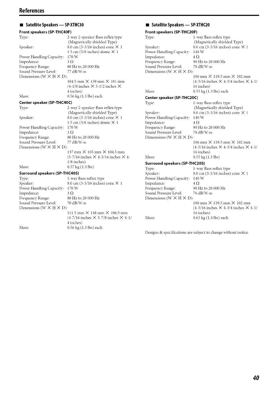 References | JVC TH-C30 User Manual | Page 43 / 46