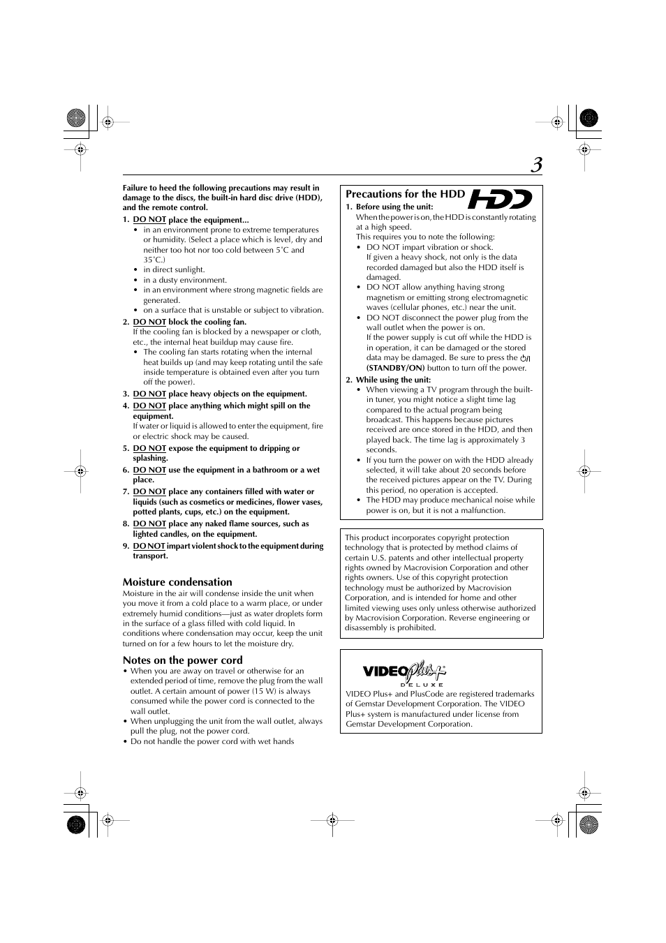 JVC LET0239-001A User Manual | Page 3 / 96