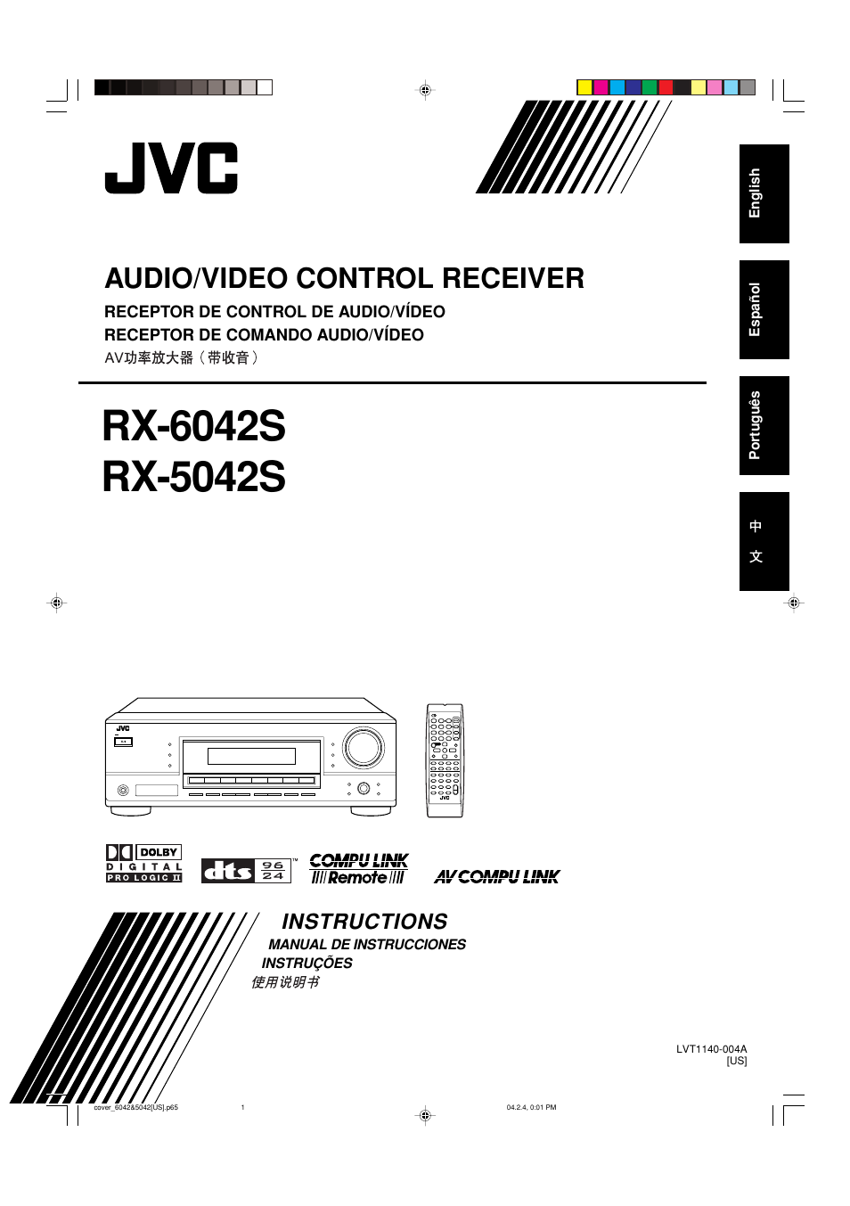 JVC LVT1140-004A User Manual | 43 pages