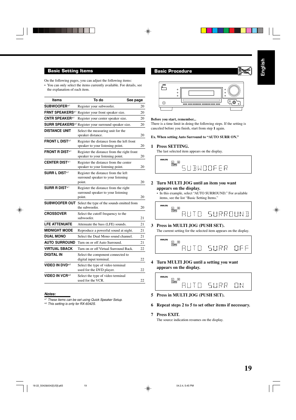 English | JVC LVT1140-004A User Manual | Page 23 / 43