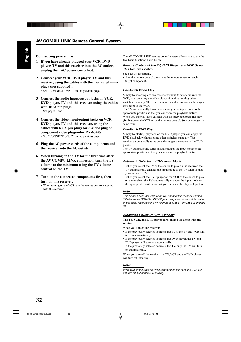 JVC LVT1140-004A User Manual | Page 36 / 43