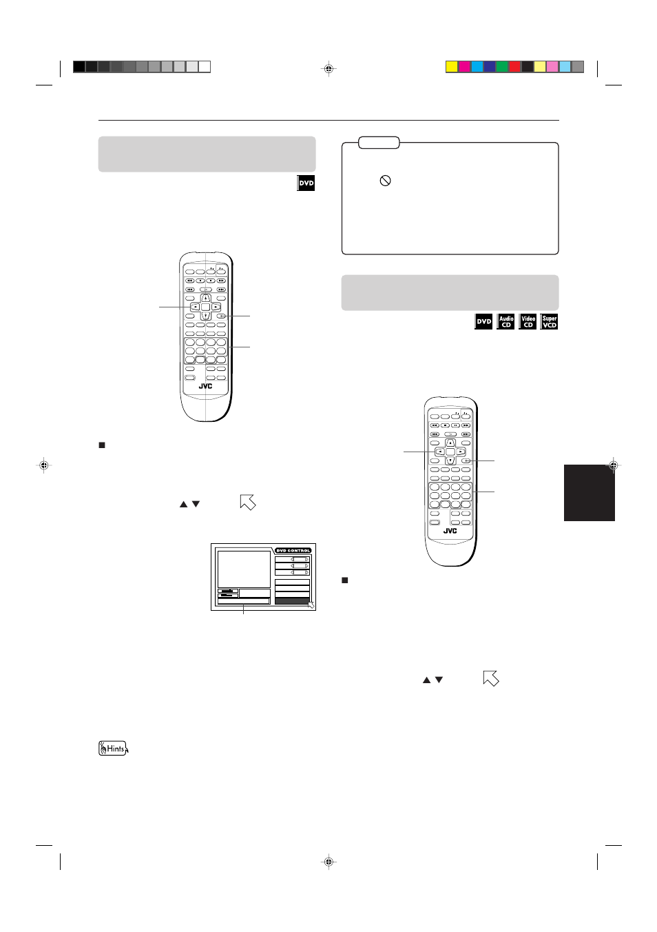 Press on screen, Press enter, Use the numeric buttons (0 ~ 9) to enter the time | JVC XV-515GD  EN User Manual | Page 25 / 48
