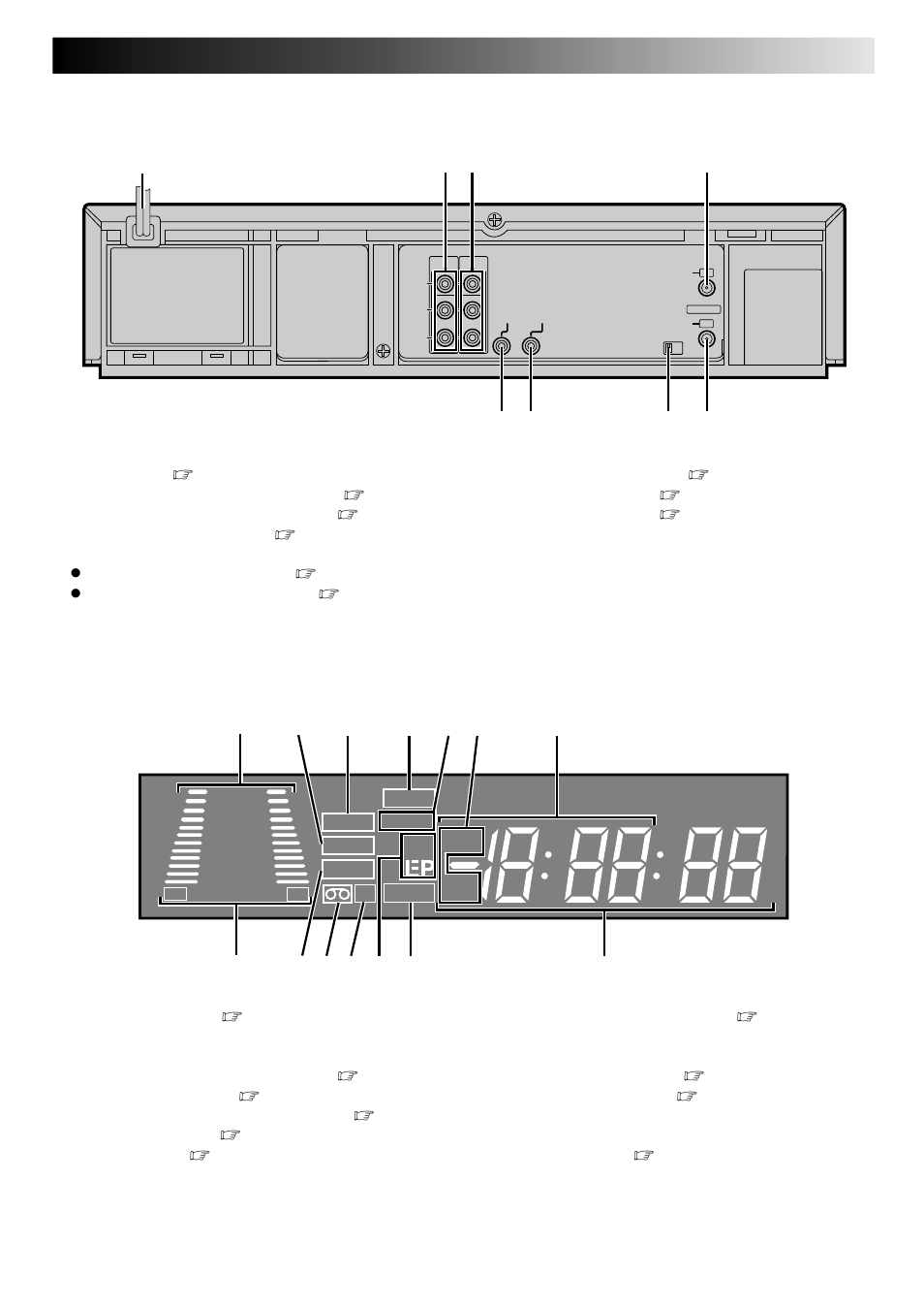 Am pm, Rear view, Front display panel | JVC HR-DD840KR User Manual | Page 63 / 68