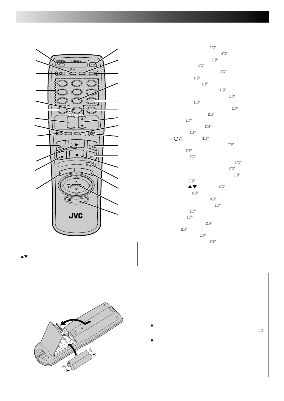 Index (cont.), Remote control (provided) | JVC HR-DD840KR User Manual | Page 64 / 68