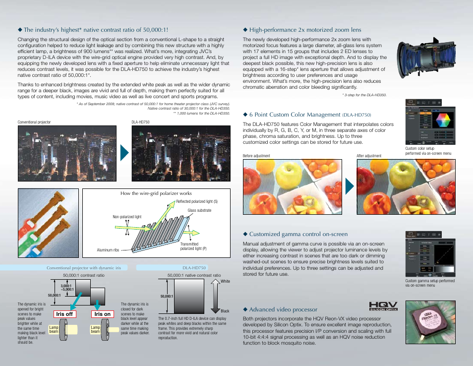 JVC DLA-HD750 User Manual | Page 4 / 8