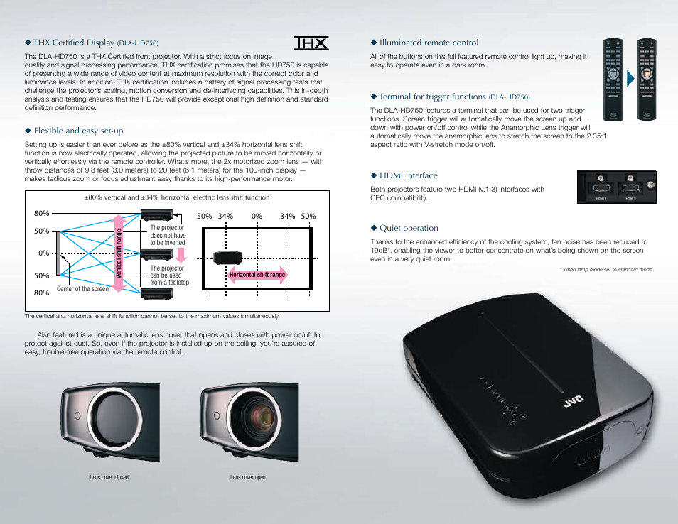 JVC DLA-HD750 User Manual | Page 5 / 8