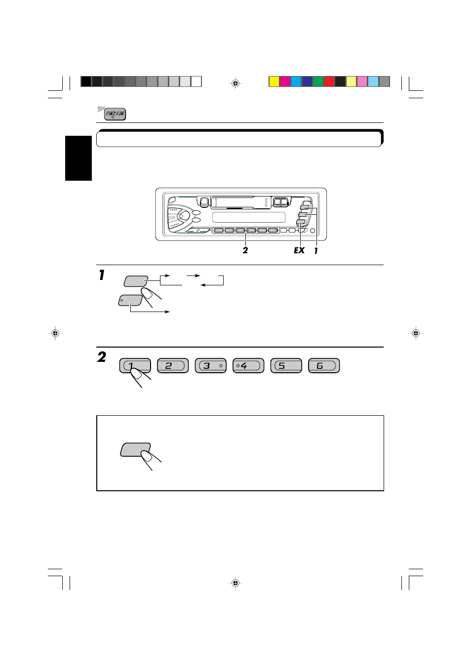 Tuning into a preset station | JVC KS-F315EE User Manual | Page 8 / 23