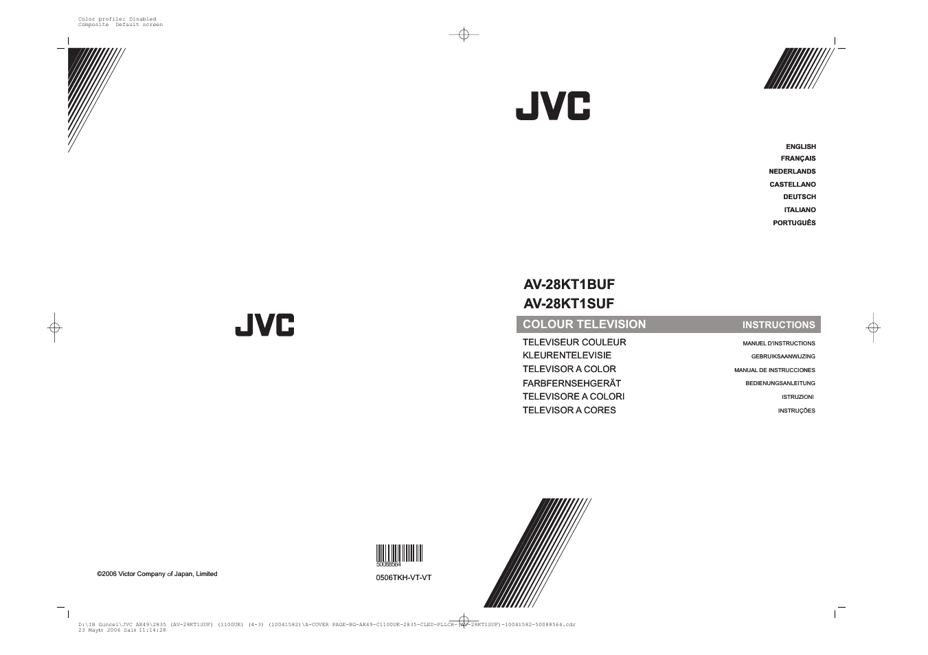 JVC 0506TKH-VT-VT User Manual | 15 pages