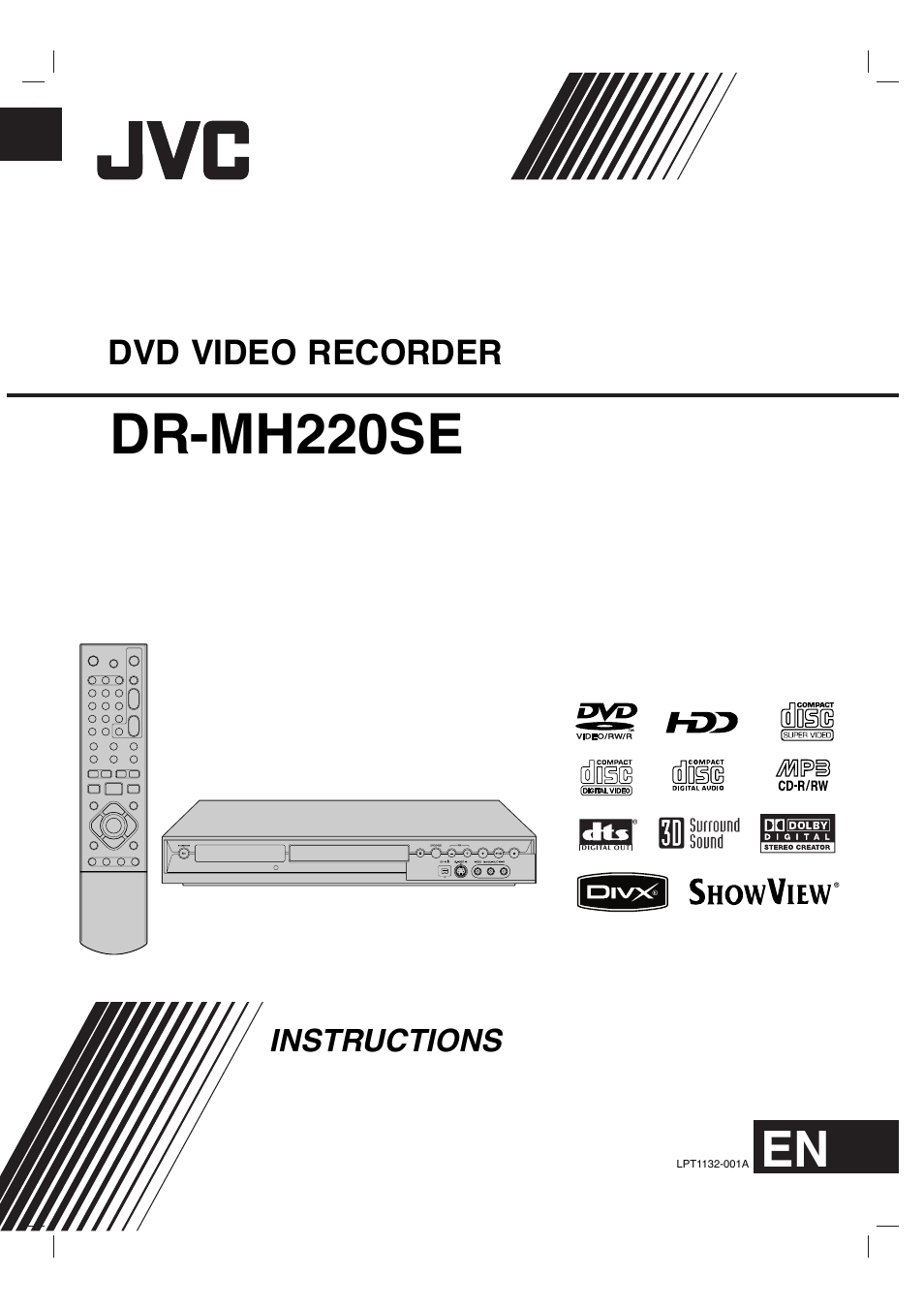 JVC ShowView LPT1132-001A User Manual | 58 pages