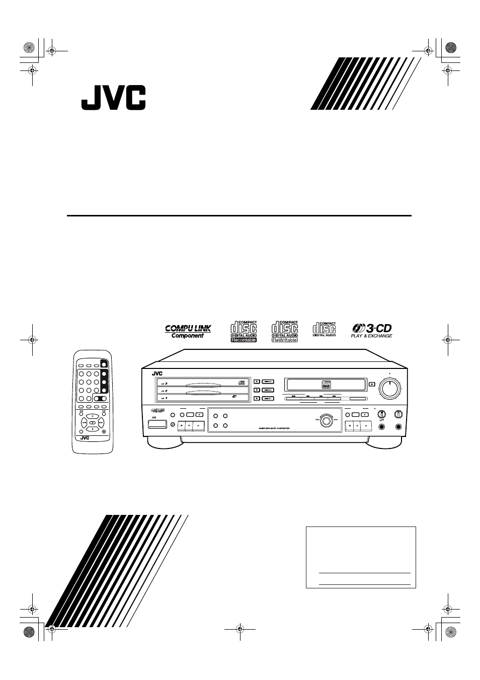 JVC XL-R5000BK User Manual | 48 pages