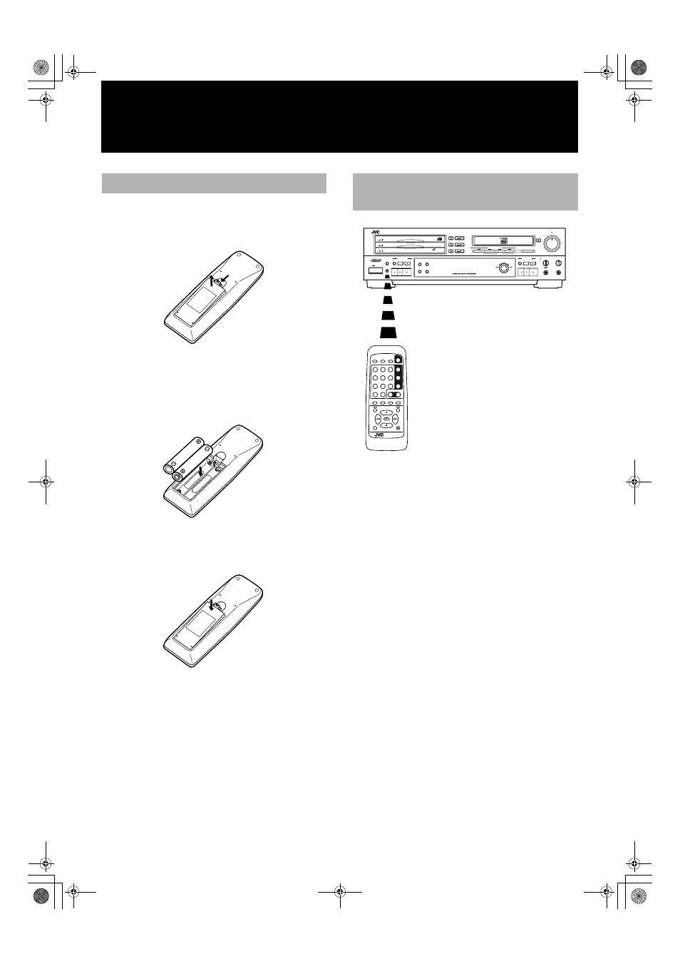 Using the remote control, Standby power clock/ timer, Cancel set rec muting synchro | JVC XL-R5000BK User Manual | Page 14 / 48