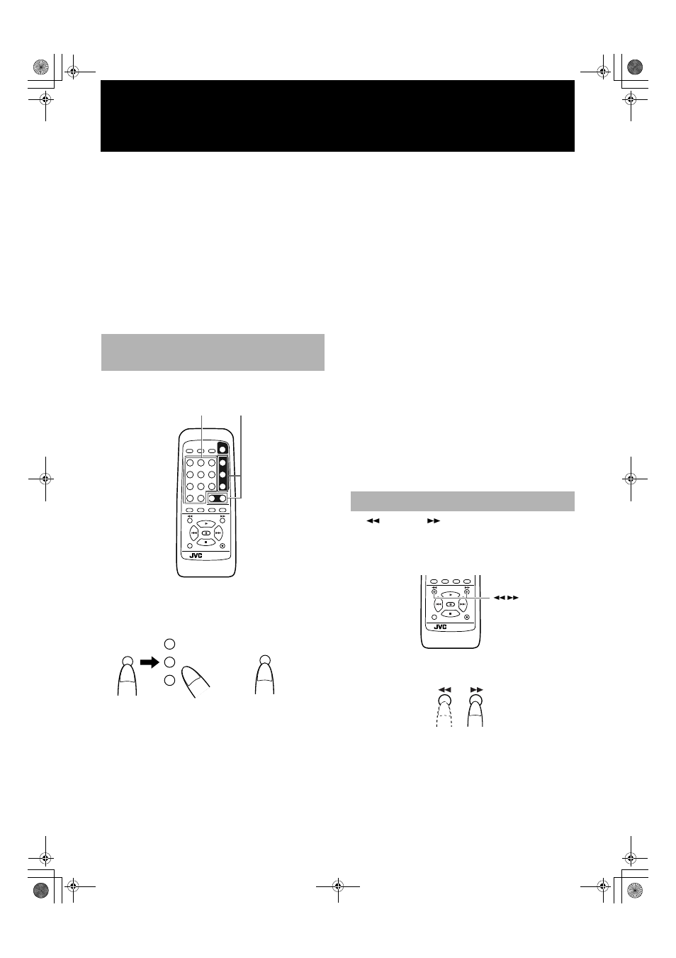 Direct playback from a specific track, Forward and reverse search | JVC XL-R5000BK User Manual | Page 18 / 48