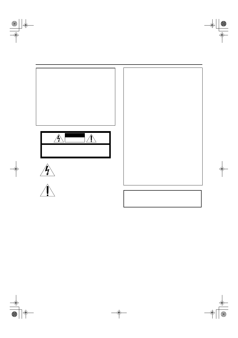 Warnings, cautions and others | JVC XL-R5000BK User Manual | Page 2 / 48