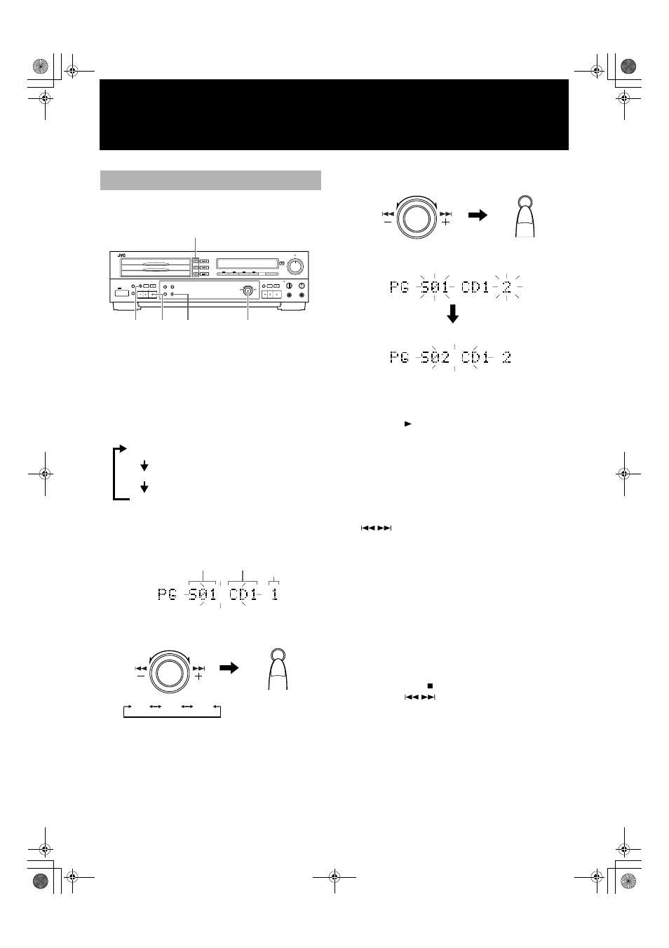 Program playback | JVC XL-R5000BK User Manual | Page 21 / 48